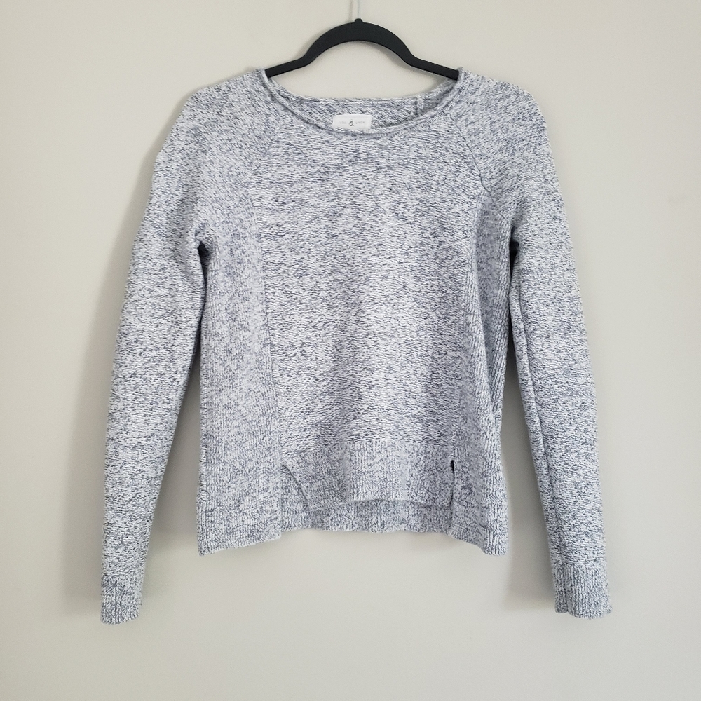 Lou & Grey Marled knitted Hi-low hem sweater